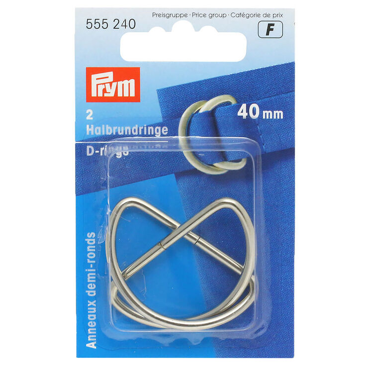 Prym D-rengas 40mm | 240-hopea