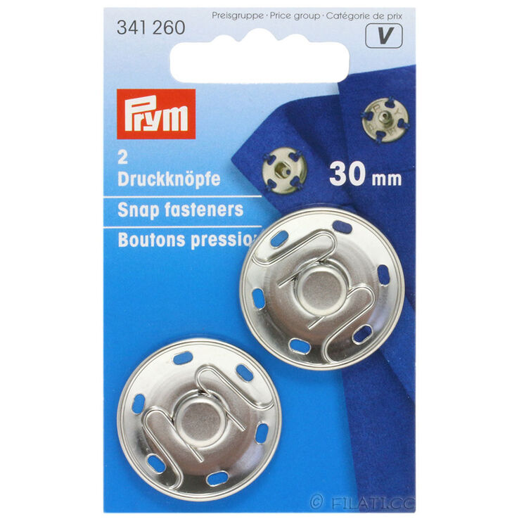 Lana Grossa PRYM 341260/30mm | 260-hopea