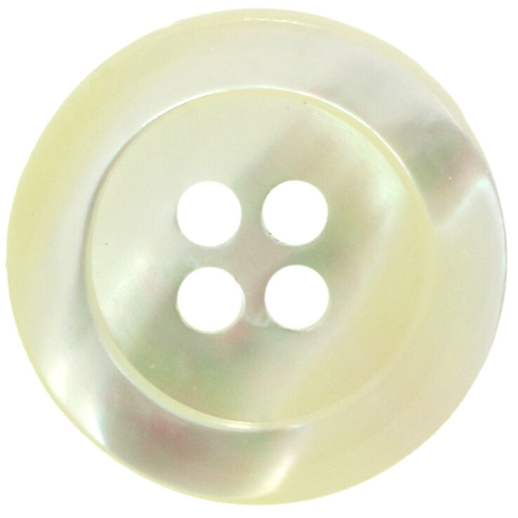 Union Knopf 4-reikäinen helmiäisnappi 20mm | 99-helmiäinen