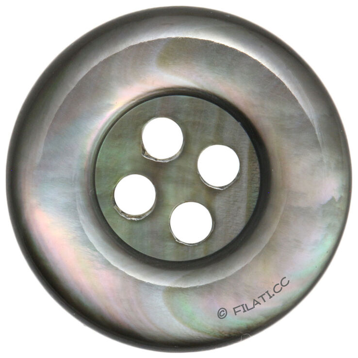 Lana Grossa UNION KNOPF 43311/23mm | 76-tummanharmaa