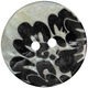 Lana Grossa UNION KNOPF 452665/18mm | 80-hopea/musta