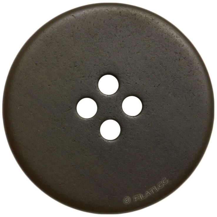 Union Knopf 4-reikäinen nappi 20mm | 20-tummanruskea