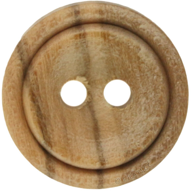 Union Knopf 2-reikäinen puunappi 18mm | 14
