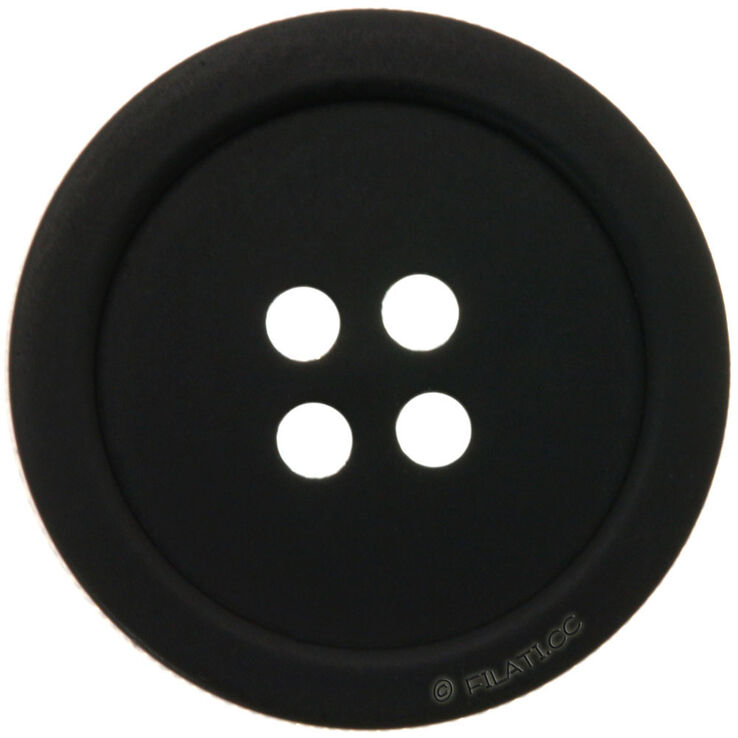 Lana Grossa UNION KNOPF 46943/18mm | 80-musta