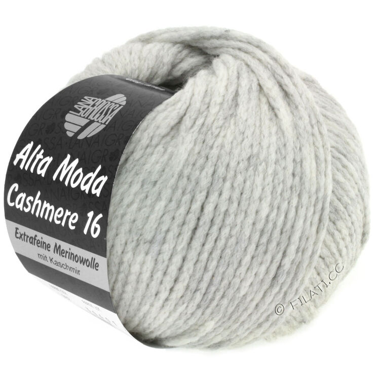 Lana Grossa ALTA MODA CASHMERE 16 | 01-vaaleanharmaa meleerattu
