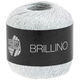 Lana Grossa BRILLINO | 10-valkoinen/hopea