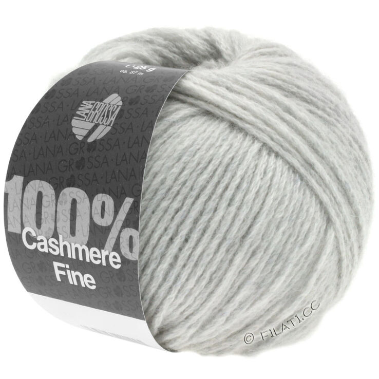 Lana Grossa 100% Cashmere Fine | 01-hopeanharmaa