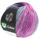 Lana Grossa 365 COTONE Dégradé | 105-harmaansininen/farkku/akaatinharmaa/fuksia/punavioletti