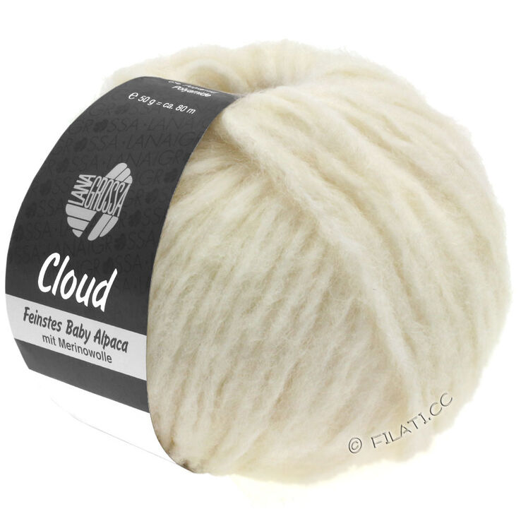 Lana Grossa CLOUD | 01-luonnonvalkoinen