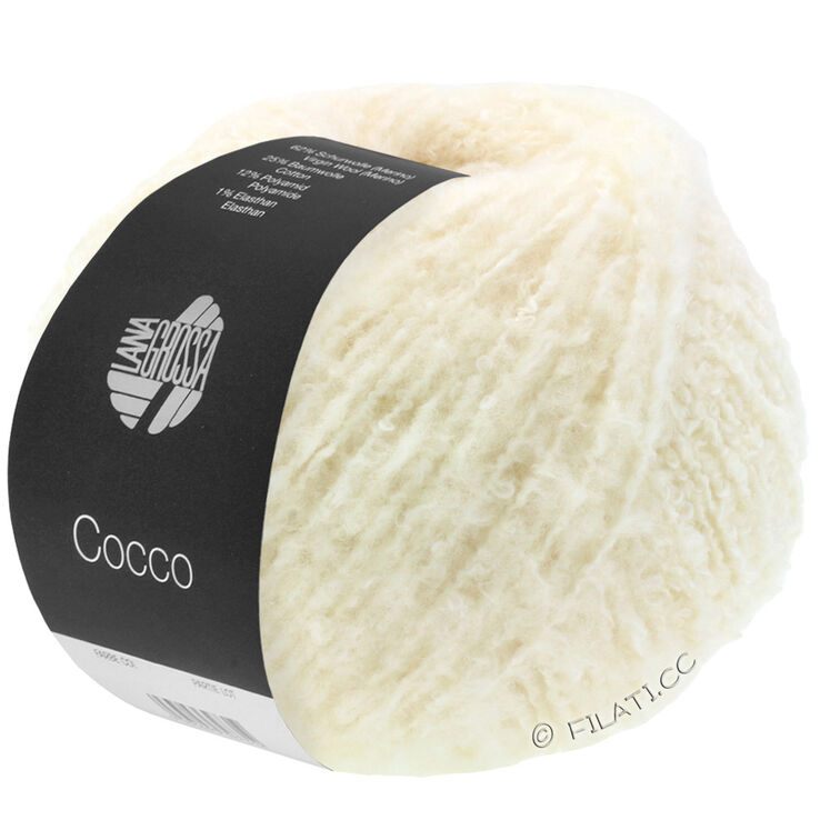 Lana Grossa COCCO | 01-luonnonvalkoinen