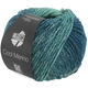 Lana Grossa COOL MERINO Dégradé | 302-tumma petrooli/vaalea petrooli/syvänmerenvihreä