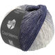 Lana Grossa COOL MERINO Dégradé | 303-tummansininen/harmaansininen/vaaleanharmaa