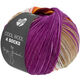 Lana Grossa COOL WOOL 4 SOCKS PRINT II | 7793-burgundi/oranssi/lohenpunainen/ecru/vaaleanruskea/fuksia