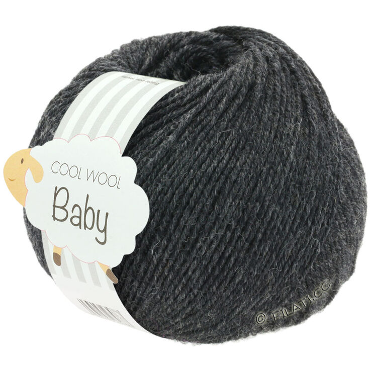 Lana Grossa COOL WOOL Baby 25g | 205-antrasiitti