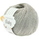 Lana Grossa COOL WOOL Baby 25g | 206-vaaleanharmaa meleerattu