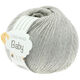 Lana Grossa COOL WOOL Baby Uni/Print 50g | 206-vaaleanharmaa meleerattu