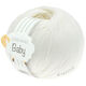 Lana Grossa COOL WOOL Baby Uni/Print 50g | 207-valkoinen