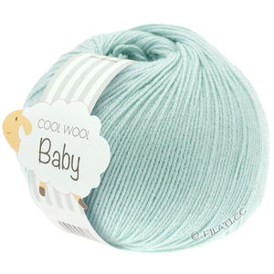 Lana Grossa COOL WOOL Baby Uni/Print 50g | 257-vaaleanturkoosi