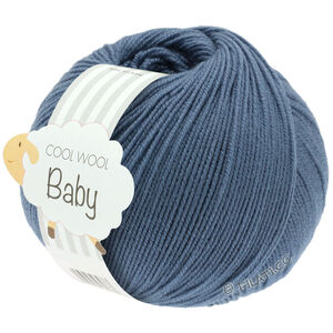 Lana Grossa COOL WOOL Baby Uni/Print 50g | 263-kyyhkynsininen