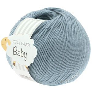 Lana Grossa COOL WOOL Baby Uni/Print 50g | 264-harmaansininen