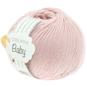 Lana Grossa COOL WOOL Baby Uni/Print 50g | 267-pehmeä roosa