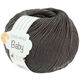 Lana Grossa COOL WOOL Baby Uni/Print 50g | 334-tummanharmaa meleerattu
