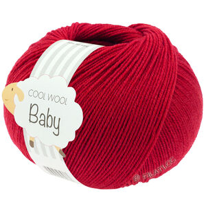 Lana Grossa COOL WOOL Baby Uni/Print 50g | 343-kirsikanpunainen