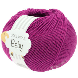 Lana Grossa COOL WOOL Baby Uni/Print 50g | 345-punavioletti
