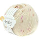 Lana Grossa COOL WOOL Baby Uni/Print 50g | 353-luonnonvalkoinen/sireeni/roosa/tummanruskea
