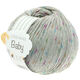 Lana Grossa COOL WOOL Baby Uni/Print 50g | 358-vaaleanharmaa/oranssi/vihreä/syklaami