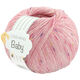 Lana Grossa COOL WOOL Baby Uni/Print 50g | 366-roosa/haalea roosa/pinkki/lila