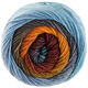 Lana Grossa COOL WOOL Big Color | 4034-kauriinruskea/kanelinruskea/harmaanvihreä/mintunturkoosi/taivaansininen/vaaleanharmaa/tummanharmaa/oliivinvihreä/oranssi