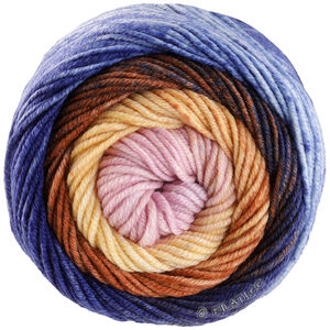 Lana Grossa COOL WOOL Big Color | 4035-harmaansininen/jäänsininen/roosa/hiekankeltainen/ruskea/yönsininen/mariini