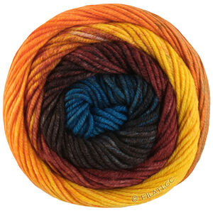 Lana Grossa COOL WOOL Big Color | 4045-tummanpunainen/antrasiitti/tummanharmaa/turkoosinsininen/oranssi/keltainen/nougat