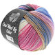 Lana Grossa COOL WOOL Big Color | 4013-harmaansininen/sinappi/ecru/pinkki/sireeni/ruiskaunokki