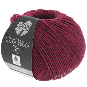 Lana Grossa COOL WOOL Big  Uni/Melange | 1000-burgundi