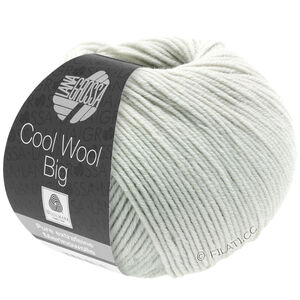 Lana Grossa COOL WOOL Big  Uni/Melange | 1002-valkoharmaa
