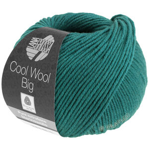 Lana Grossa COOL WOOL Big  Uni/Melange | 1003-sinivihreä