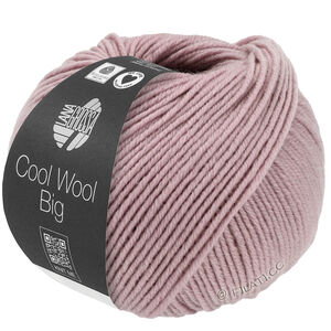 Lana Grossa COOL WOOL Big  Uni/Melange | 1033-harmaa roosa