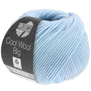 Lana Grossa COOL WOOL Big  Uni/Melange | 0604-vaaleansininen