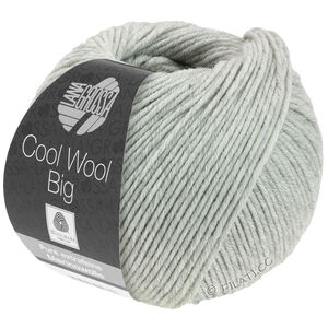 Lana Grossa COOL WOOL Big  Uni/Melange | 0616-vaaleanharmaa meleerattu