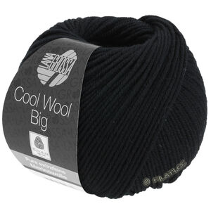 Lana Grossa COOL WOOL Big  Uni/Melange | 0627-musta