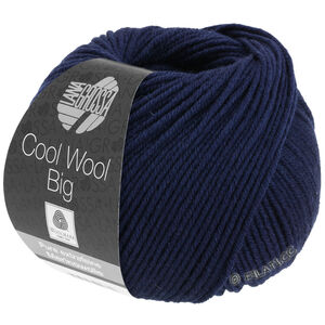 Lana Grossa COOL WOOL Big  Uni/Melange | 0630-yönsininen