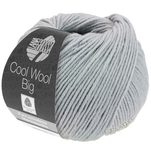 Lana Grossa COOL WOOL Big  Uni/Melange | 0928-keskiharmaa