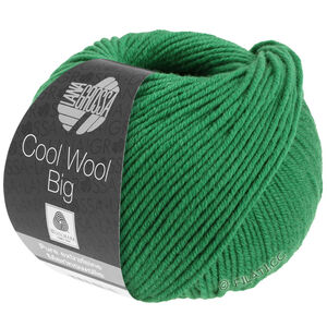 Lana Grossa COOL WOOL Big  Uni/Melange | 0939-tummanvihreä
