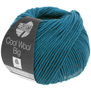 Lana Grossa COOL WOOL Big  Uni/Melange | 0979-tumma petrooli