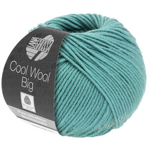 Lana Grossa COOL WOOL Big  Uni/Melange | 0984-vaalea merenvihreä
