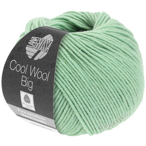 Lana Grossa COOL WOOL Big  Uni/Melange | 0998-lehmuksenvihreä
