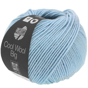 Lana Grossa COOL WOOL Big Mélange (We Care) | 1620-vaaleansininen meleerattu