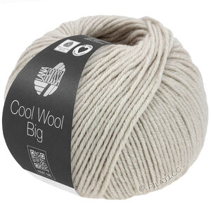 Lana Grossa COOL WOOL Big Mélange (We Care) | 1691-greige meleerattu
